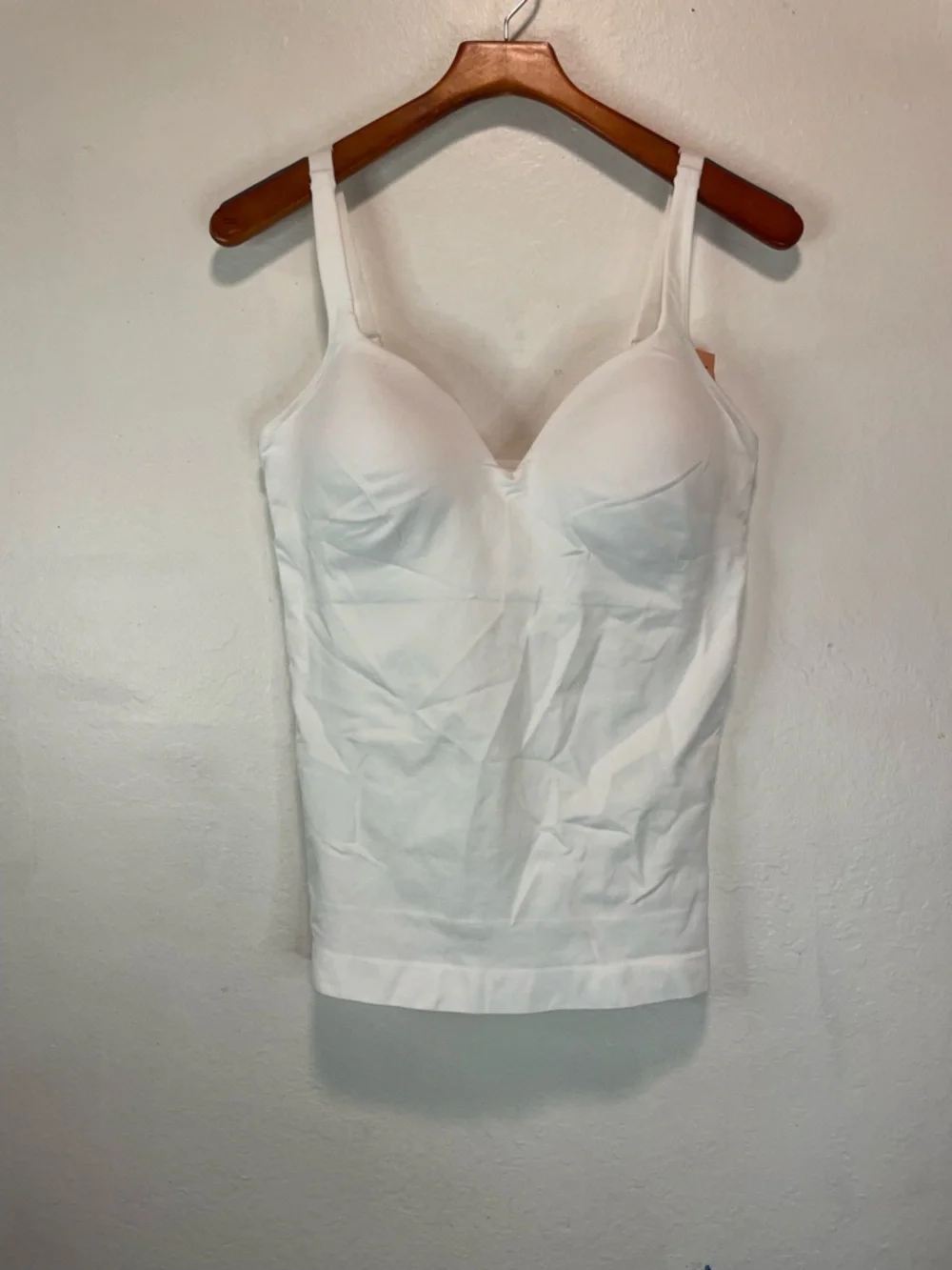Shapermint White Sweetheart built in Bra Shaper Cami - Picture 4 of 5